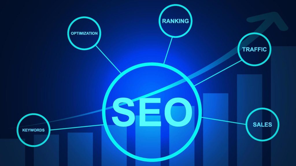 seo search engine optimization background for internet marketing digital marketing online shopping template design illustration vector